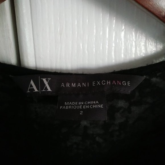 A|X Armani Exchange Little Black Dress in Size 2 - Picture 2 of 8